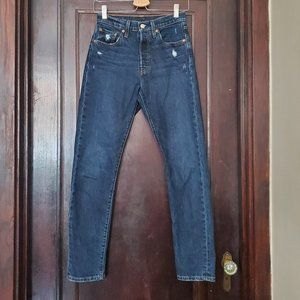 Women's Levi's 501 button fly jeans, 99% cotton